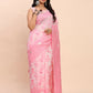 Shree Shyam Fashion Linen Cotton Light Pink Saree