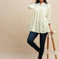 White Rayon Embroidered Top - Tarini - Swadesiicart