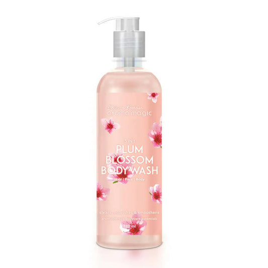 Blossom Kochhar Aroma Magic 3-in-1 Plum Blossom Body Wash | Antioxidant Aromatherapy Body Wash for Soft Skin - Blossom Kochhar Aroma Magic