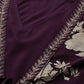 Ahalyaa Women Burgundy Floral Fit & Flare Maxi Ethnic Dress | Swadesiicart
