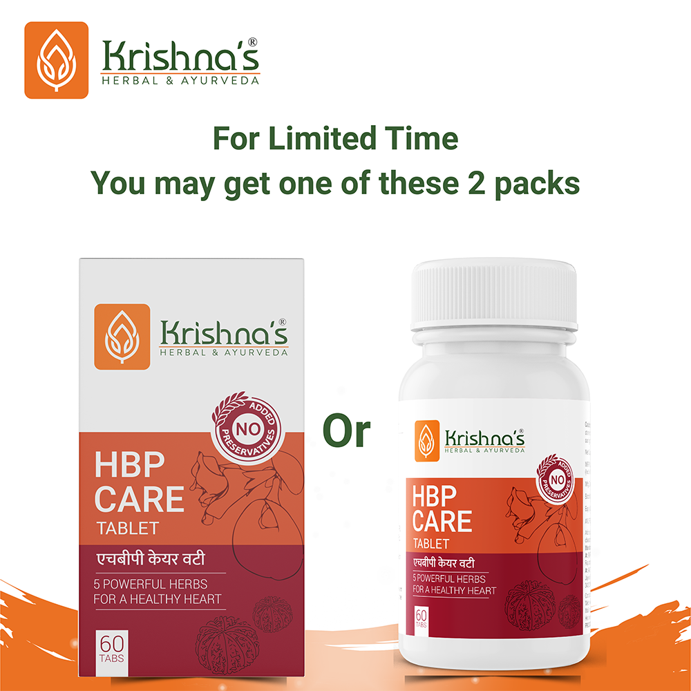 Krishna'S Herbal & Ayurveda Hbp Care Tablets | Swadesiicart