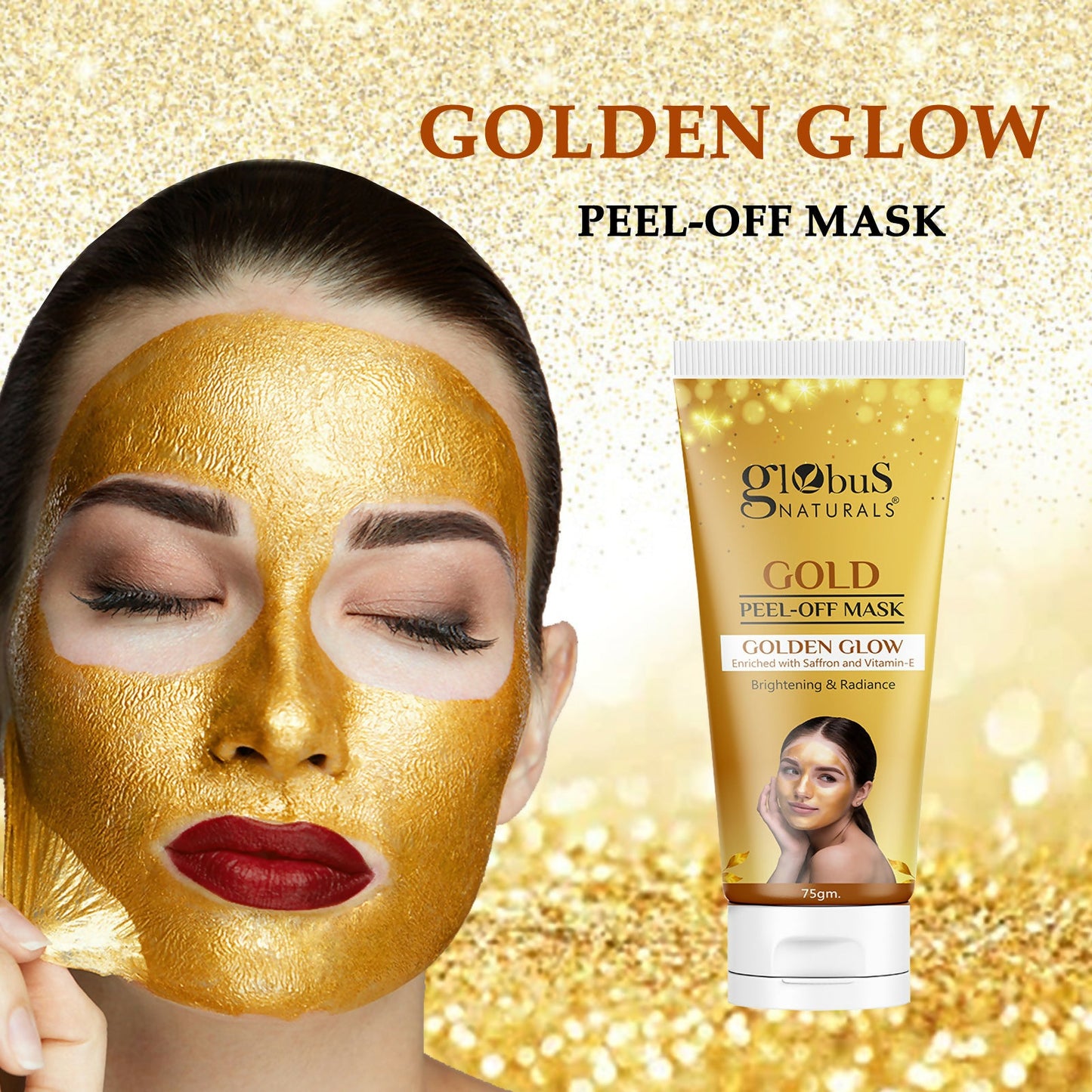 Globus Naturals Gold Peel Off Mask | Swadesiicart
