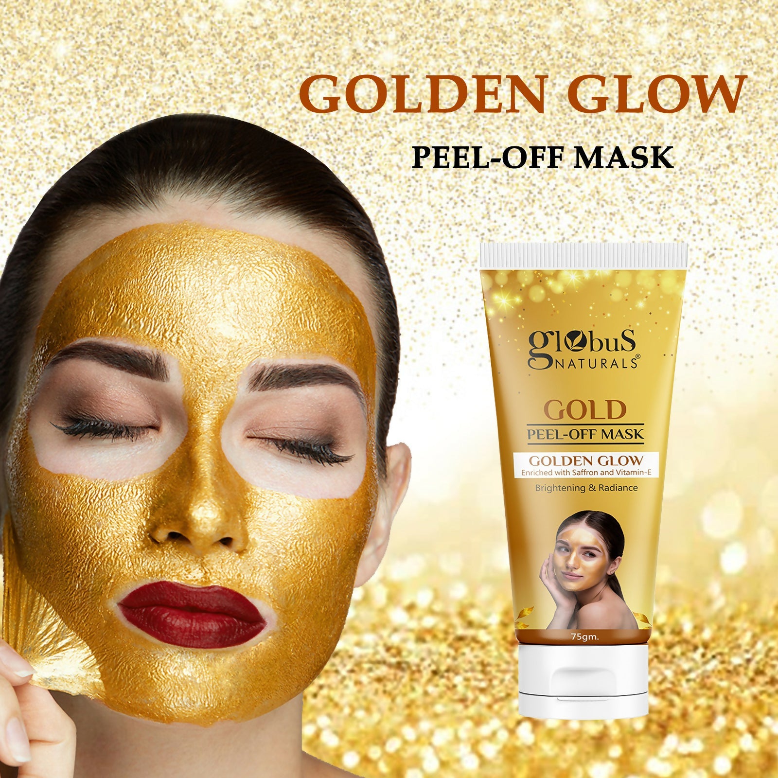 Globus Naturals Gold Peel Off Mask | Swadesiicart