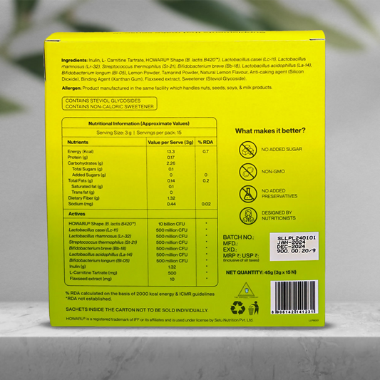 Setu Lean Lite Pro+ Weight Management Gut Health Powder | Swadesiicart