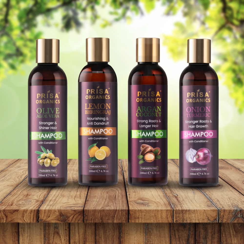 Prisa Organics Olive and Aloe Vera Shampoo - Swadesiicart