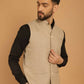 Even Apparels Pure Wool Nehru Jacket - Off White | Swadesiicart