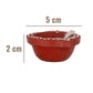 Tied Ribbons Red Blue Pack of 12 Handcrafted Terracotta Clay Oil Diya | Swadesiicart