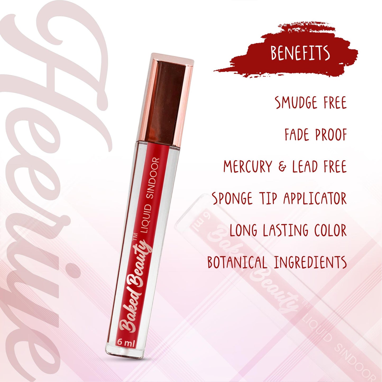 Baked Beauty Liquid Sindoor - Red | Swadesiicart