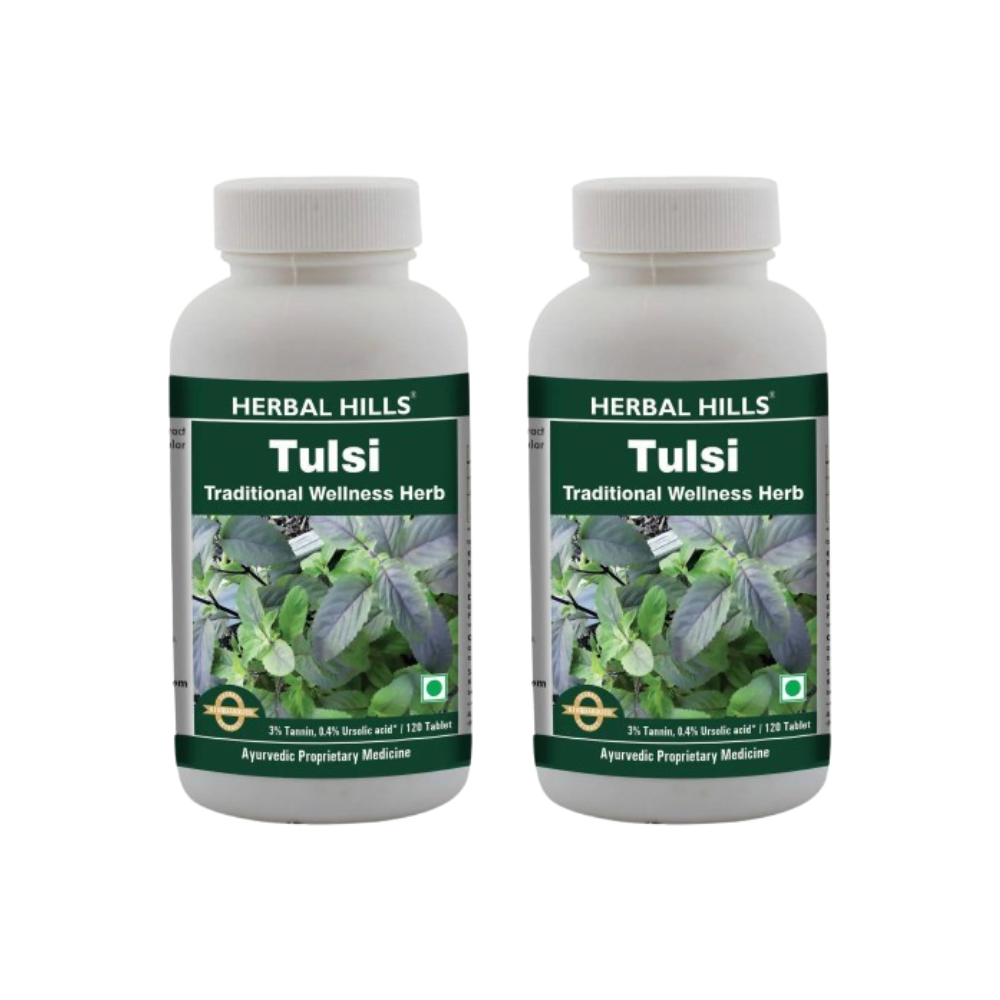 Herbal Hills Tulsi Traditional Wellness Herb Tablets | Swadesiicart