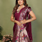Anaita Maroon Paithani Gala Silk Saree With Blouse