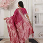 Shree Shyam Fashion Lichi Silk Wine Saree