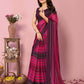 Attractive These Party Wear Ready To Wear Saree - Pink | Swadesiicart