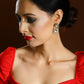 Duet Diamond & Kundan Earrings- Ruby Raang | Swadesiicart