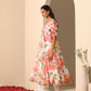 Pomcha Jaipur White Gul Noor Anarkali Set | Swadesiicart
