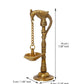 eCraftIndia Gold Toned Decorative Brass Parrot Diya | Swadesiicart