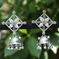 Joban Fashion Women Ghungroo Style Silver Tone Brass Jhumka | Swadesiicart