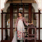 Vaasva Women Maroon Muslin Floral Printed Alia Cut Kurta, Pant & Dupatta set | Swadesiicart