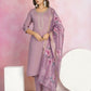 Ethnic Festive Wear Chanderi Onion Stitched Suit With Dupatta - Tanisha | Swadesiicart