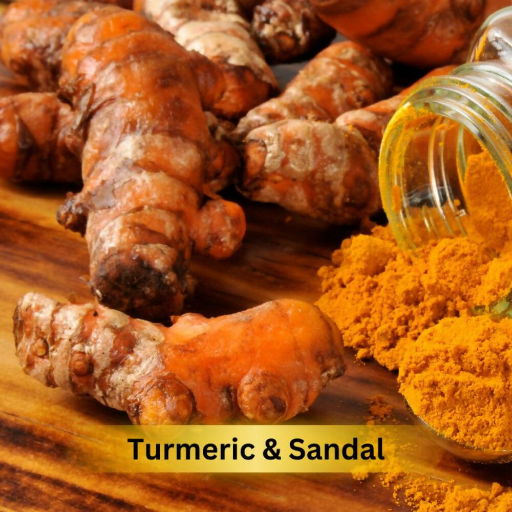 Prakriti Herbal Soap Turmeric and Sandal - Swadesiicart