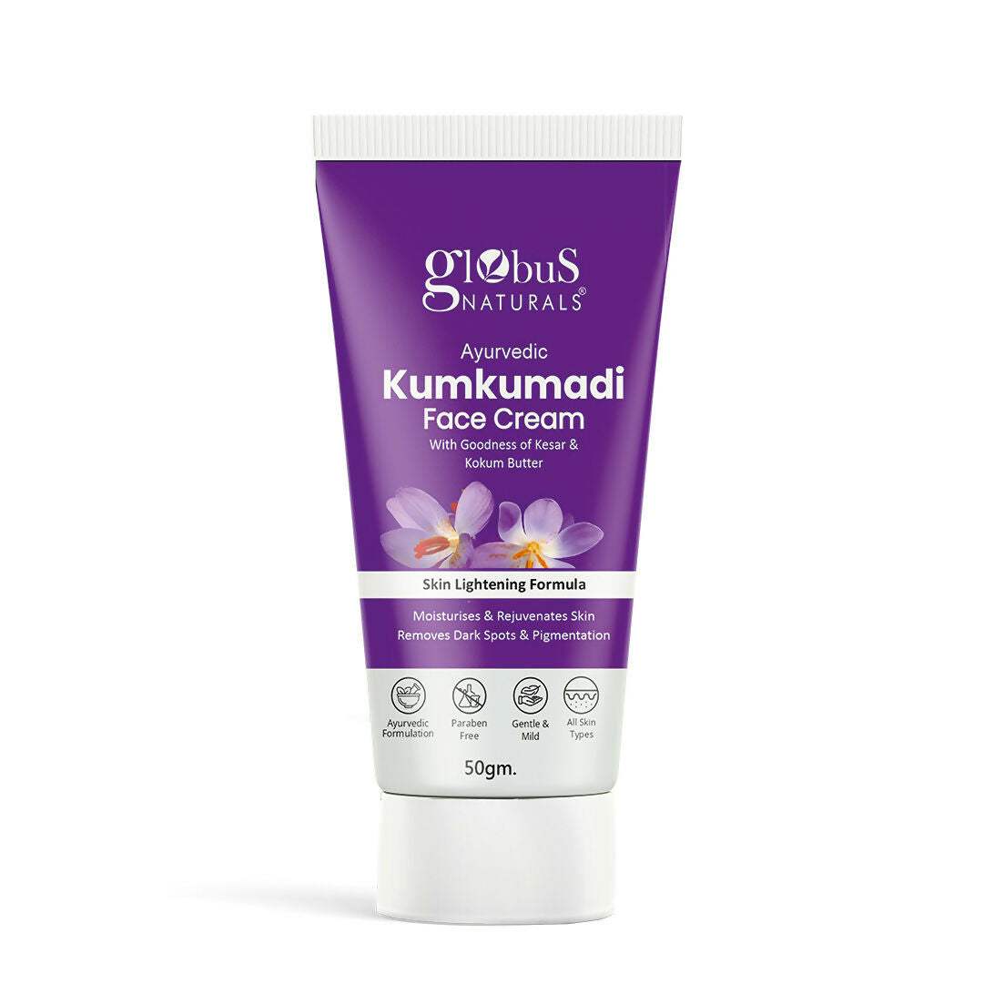 Globus Naturals Ayurvedic Kumkumadi Skin Lightening Face Cream | Swadesiicart