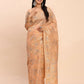 Shree Shyam Fashion Linen Cotton Orange Saree
