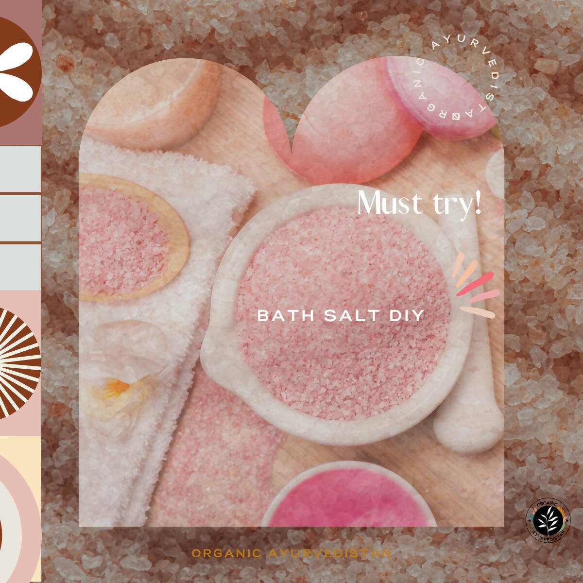 Organic Ayurvedistan Pink Salt Powder - Swadesiicart