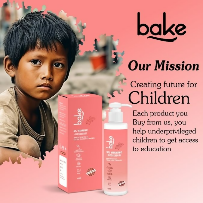 Bake 5% Vitamin C Face Cleanser | Swadesiicart