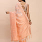 Shree Shyam Fashion Linen Cotton Peach Saree