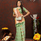 Lorenvalley Fashion Seagreen Cotton with Woven Design Zari Weaving Saree - Swadesiicart