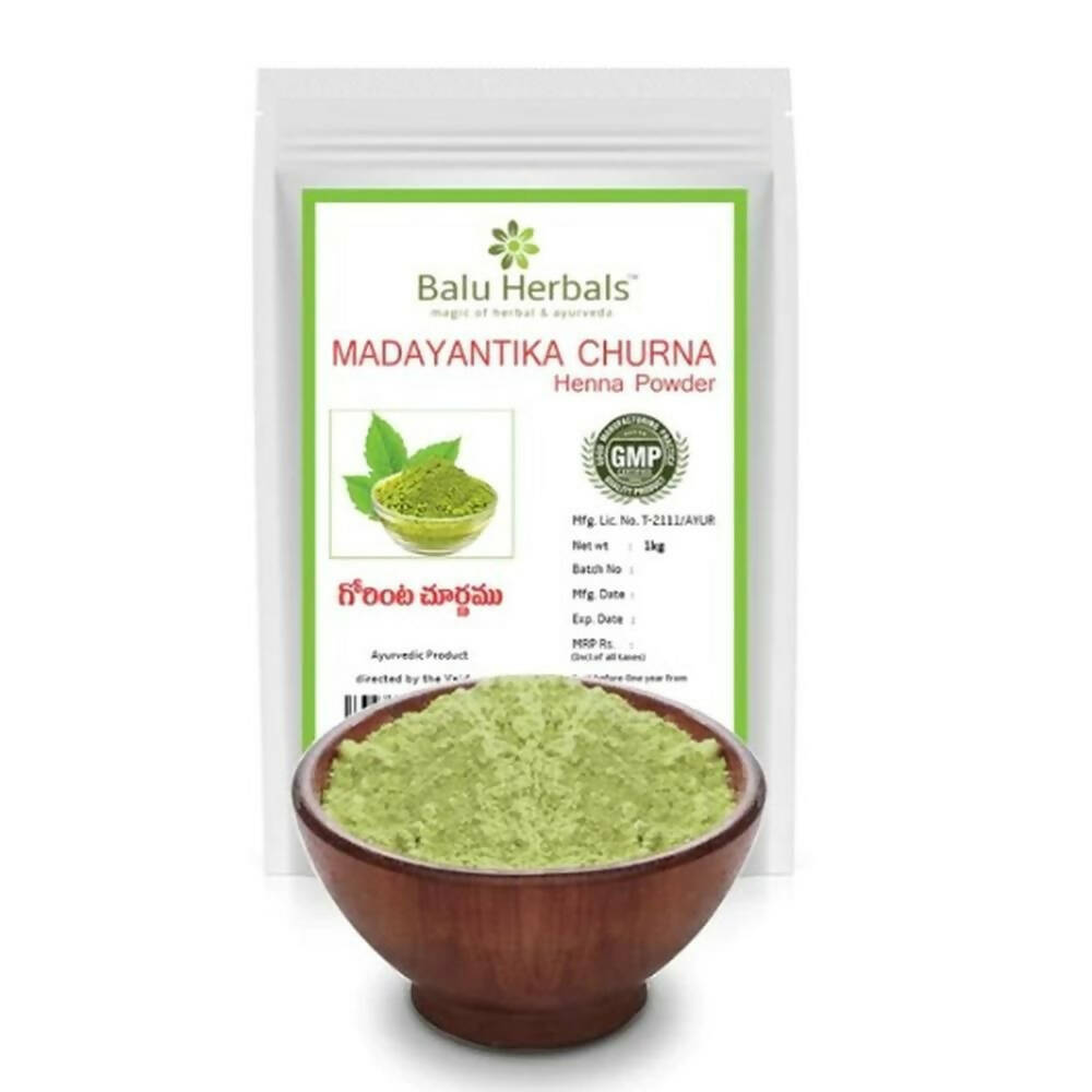 Balu Herbals Madayantika Churna Henna Powder - Swadesiicart