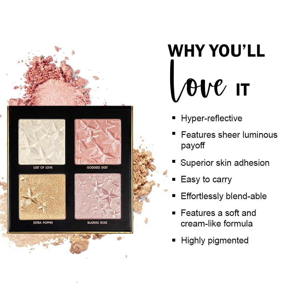 Daily Life Forever52 Desert Glow 4 Color Highlighter Palette - DGH003 | Swadesiicart