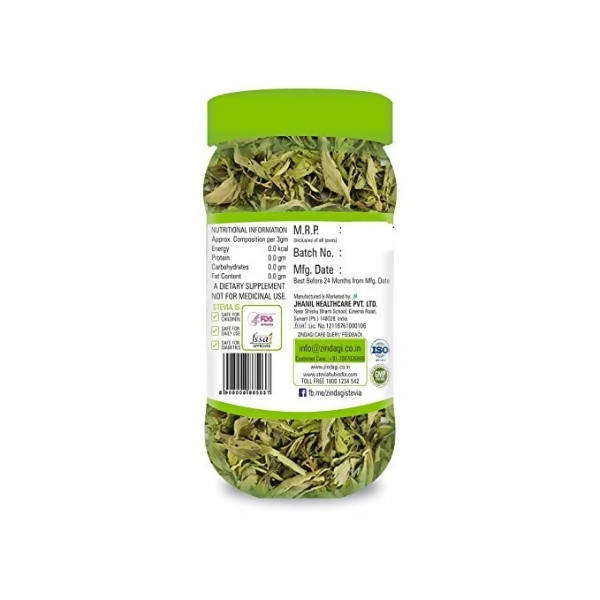 Zindagi Stevia Dry Leaves - Swadesiicart