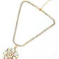 Mominos Fashion Johar Kamal Statement Gold-Polished Finish AD Stone Long Necklace For Women (White) | Swadesiicart