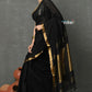 Very Much Indian Designed by VMI ~ Pure High Quality Mul Cotton Handloom Saree - Black Gold | Swadesiicart