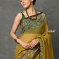 Very Much Indian Pure Kota Cotton Handblock Printed - Olive Yellow | Swadesiicart