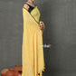 Very Much Indian Tyohaar - Mul Cotton Khadi Design Handloom Woven Saree - Yellow | Swadesiicart