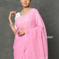 Very Much Indian Pure Mul Cotton Handloom Saree - Feather Pink | Swadesiicart