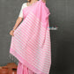 Very Much Indian Tyohaar - Pure Mul Cotton Handloom Saree - Feather Pink | Swadesiicart