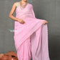 Very Much Indian Tyohaar - Mul Cotton Zari Design Handloom Woven Saree - Lily Pink | Swadesiicart