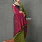 Very Much Indian Tyohaar - Pure Mul Cotton Handloom Saree - Mehendi Green | Swadesiicart