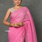 Very Much Indian Tyohaar - Mul Cotton Zari Design Handloom Woven Saree - Heather Pink | Swadesiicart