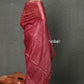 Very Much Indian Tyohaar - Pure Handloom Tussar Silk Saree With Sleek Golden Border - Copper Red | Swadesiicart