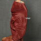 Very Much Indian Mul Cotton Zari Design Handloom Woven Saree - Maroon | Swadesiicart