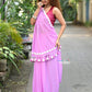 Very Much Indian Taapsee - Designer! Pure Mul Cotton Saree with Sleek Border - Blush Pink | Swadesiicart
