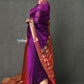 Very Much Indian Handloom Pure Cotton Silk Saree With Golden Border - Purple Pink | Swadesiicart