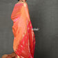 Very Much Indian Tyohaar - Handloom Pure Chanderi Cotton Silk Saree With Golden Border - Peach | Swadesiicart