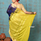 Very Much Indian Prerna - Handloom Pure Chanderi Cotton Silk Saree With Golden Border - Royal Blue | Swadesiicart