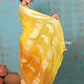 Very Much Indian Suhaani - Handloom Khaddi Georgette Saree With Sleek Border - Ombre Yellow (Silk Mark) | Swadesiicart