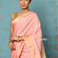 Very Much Indian Tyohaar - Handloom Pure Cotton Paithani With Instrumental Pallu - Peach | Swadesiicart