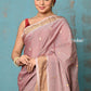 Very Much Indian Tyohaar - Handloom Pure Cotton Paithani With Peacock Pallu - Rose Gold | Swadesiicart